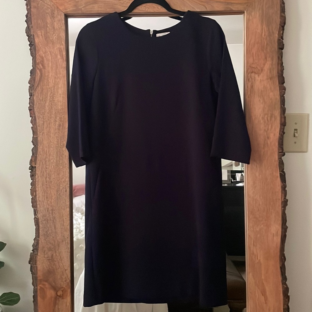 Navy Blue Shift Dress- Size 4